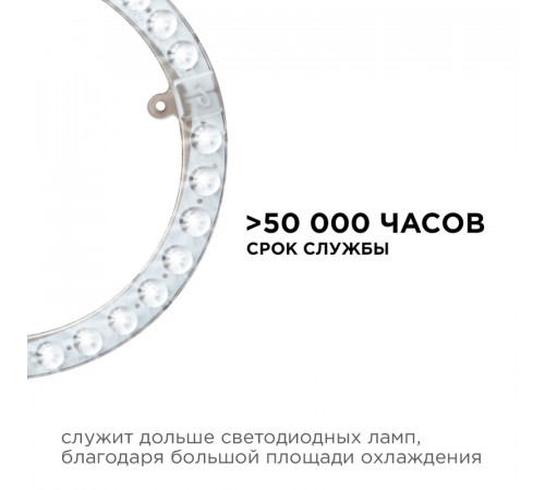 Светодиодный модуль со встроенным драйвером Apeyron 230В 2835 28Вт 2520 лм 4000К 02-63 Светодиодный модуль со встроенным драйвером Apeyron 230В 2835 28Вт 2520 лм 4000К 02-63