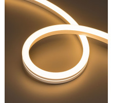 Светодиодная герметичная лента Arlight MOONLIGHT-SIDE-A140-12x24mm 24V Warm2700 (9.6 W/m, IP68, 5m, wire x2) 042798