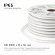 Светодиодный неон двухсторонний Apeyron 220В 6Вт/м smd2835 108д/м IP65 150Лм/м 50м розовый 10-210