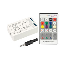 Аудиоконтроллер Arlight ARL-Sound-RGB/RGBW (12-24V, 4x4A, RF ПДУ 24кн) 034726