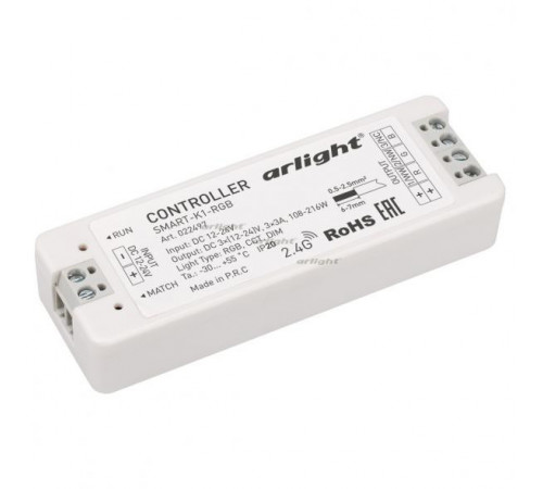 Контроллер Arlight SMART-K1-RGB 022497 Контроллер Arlight SMART-K1-RGB 022497
