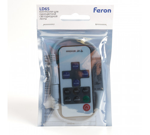 Контроллер мини для светодиодной ленты Feron LD65 48031 Контроллер мини для светодиодной ленты Feron LD65 48031