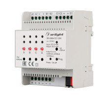 Контроллер тока Arlight SR-KN041CC-Din (12-48V, 4x350/700mA) 023042