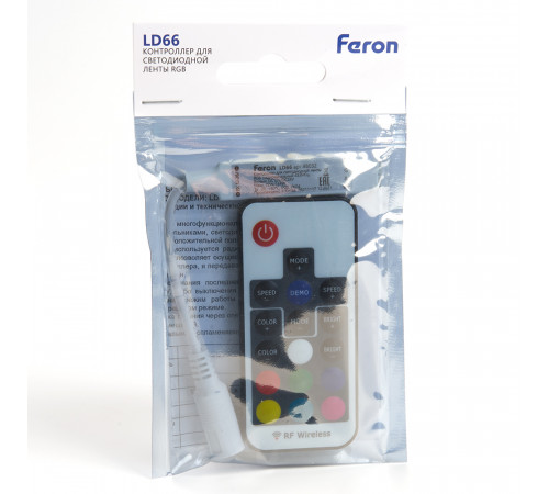Контроллер RGB мини для светодиодной ленты Feron LD66 48032 Контроллер RGB мини для светодиодной ленты Feron LD66 48032