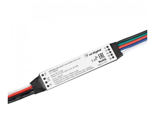 Контроллер Arlight Smart-K48-RGBW-Push-SUF (12-24V, 4x1A, 2.4G) 028442 Контроллер Arlight Smart-K48-RGBW-Push-SUF (12-24V, 4x1A, 2.4G) 028442