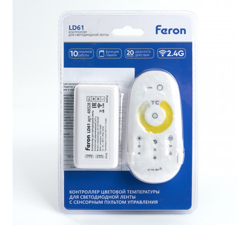 Контроллер для светодиодной ленты Feron LD61 48028 Контроллер для светодиодной ленты Feron LD61 48028