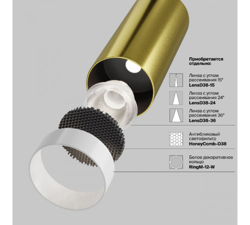 Встраиваемый спот Maytoni Focus Led C053CL-L12W4K-W-BS Встраиваемый спот Maytoni Focus Led C053CL-L12W4K-W-BS