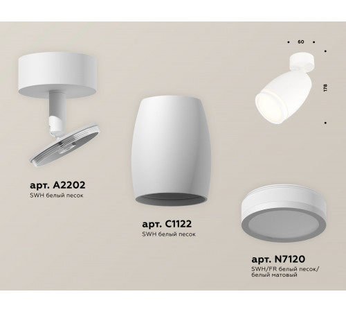 Спот Ambrella Light Techno Spot XM1122004 (A2202, C1122, N7120)