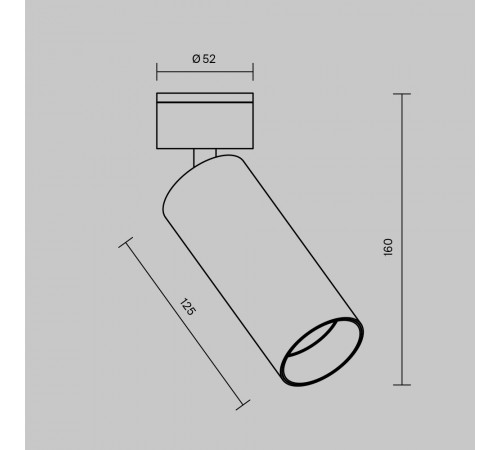 Накладной спот Maytoni Focus LED C055CL-L12B3K-W-B Накладной спот Maytoni Focus LED C055CL-L12B3K-W-B
