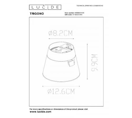 Накладной спот Lucide Trigono 09936/01/31 Накладной спот Lucide Trigono 09936/01/31