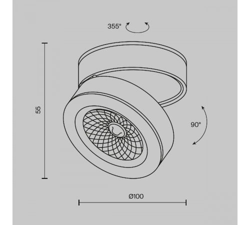 Светодиодный спот Maytoni Alivar C022CL-L12W4K