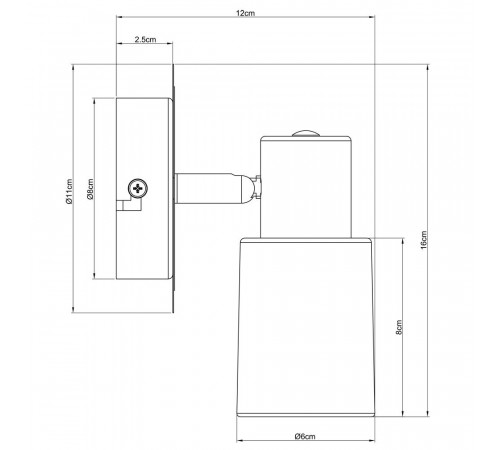 Спот Arte Lamp A4510AP-1SS Спот Arte Lamp A4510AP-1SS
