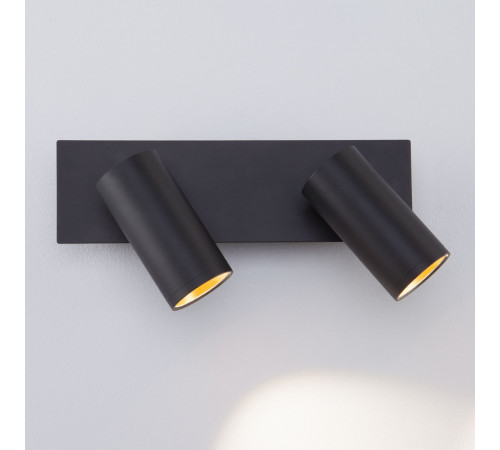 Спот Eurosvet 20066/2 LED черный/золото