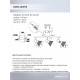 Спот Seven Fires Gelena SF4708/3C-AB-BK