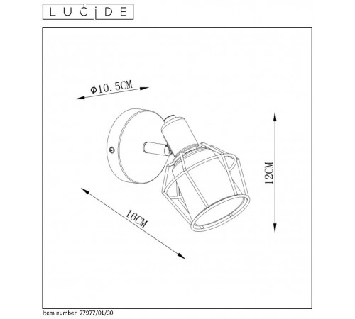 Спот Lucide Nila 77977/01/30 Спот Lucide Nila 77977/01/30