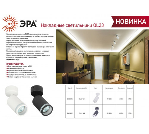 Спот Эра OL23 WH Б0054396 Спот Эра OL23 WH Б0054396