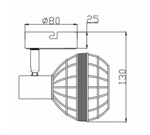 Спот Rivoli Fedora 7033-701 Б0047139