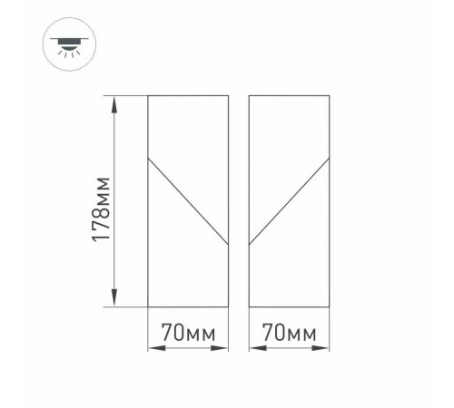 Спот Arlight SP-Twist-Surface-S60x60-12W Warm3000 026467(1) Спот Arlight SP-Twist-Surface-S60x60-12W Warm3000 026467(1)