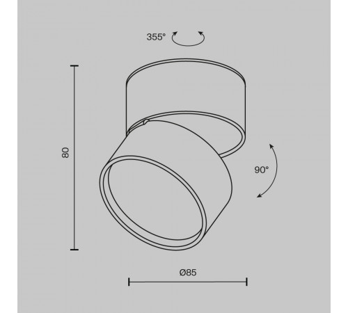 Спот Maytoni Onda C024CL-L12B4K