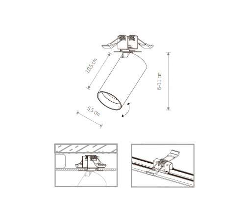 Спот Nowodvorski Mono Surface 7683 Спот Nowodvorski Mono Surface 7683