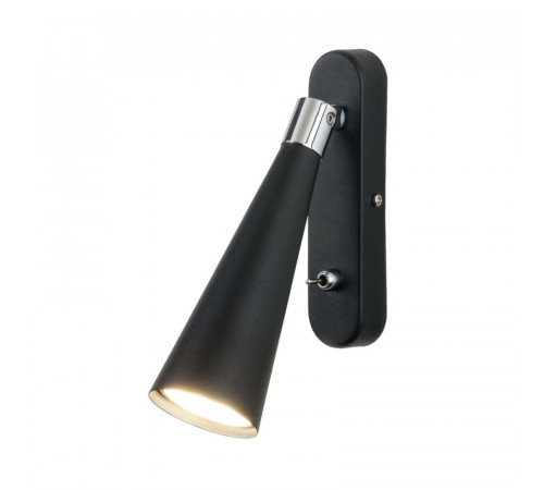 Спот Elektrostandard Horn GU10 SW MRL 1010 чёрный 4690389149993 Спот Elektrostandard Horn GU10 SW MRL 1010 чёрный 4690389149993