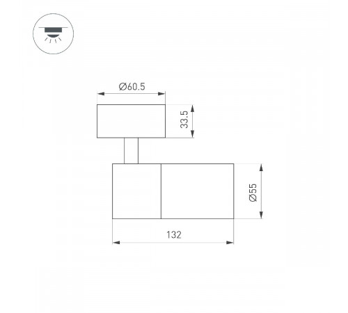 Спот Arlight SP-ARTEMIS-SURFACE-FLAP-R55-12W Day4000 051794 Спот Arlight SP-ARTEMIS-SURFACE-FLAP-R55-12W Day4000 051794