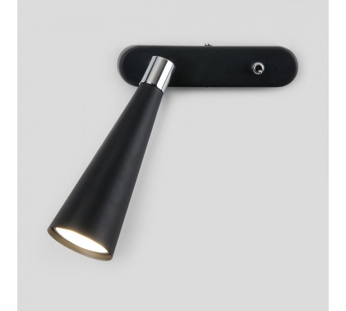 Спот Elektrostandard Horn GU10 SW MRL 1010 чёрный 4690389149993 Спот Elektrostandard Horn GU10 SW MRL 1010 чёрный 4690389149993