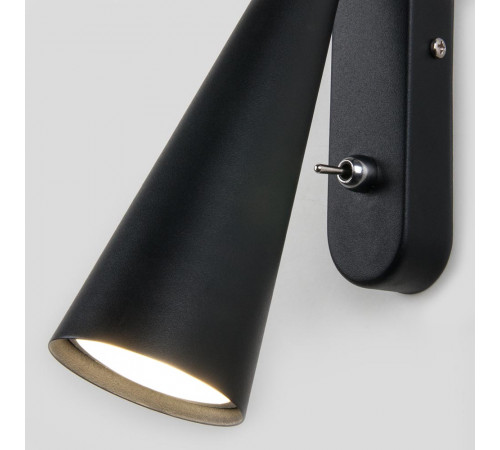 Спот Elektrostandard Horn GU10 SW MRL 1010 чёрный 4690389149993 Спот Elektrostandard Horn GU10 SW MRL 1010 чёрный 4690389149993