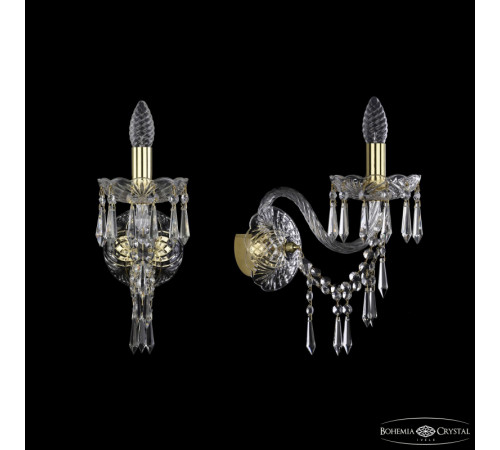 Бра Bohemia Ivele Crystal 1403B/1/195/XL G Бра Bohemia Ivele Crystal 1403B/1/195/XL G