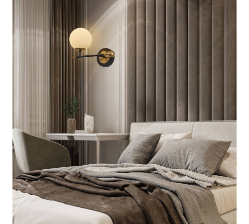 Бра Arte Milano Neapolis 272808/1B BK/GD Бра Arte Milano Neapolis 272808/1B BK/GD