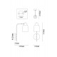 Бра MyFar Tina MR1341-1W