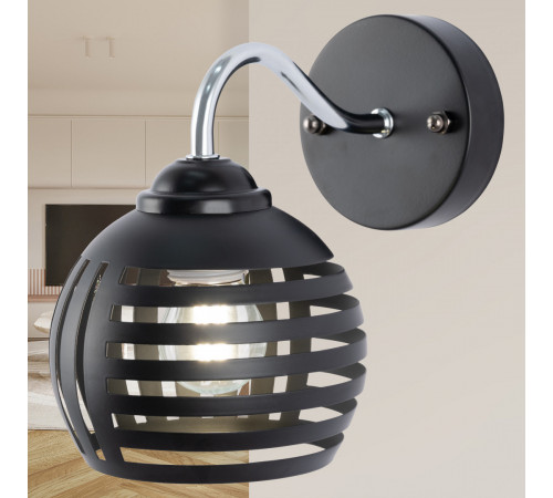 Бра Arte Milano Amalfi 325107/1W BK.CR Бра Arte Milano Amalfi 325107/1W BK.CR