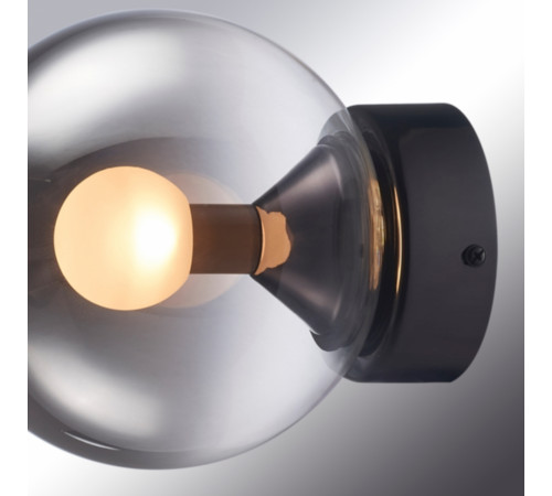 Бра iLedex Aura 8615W-1S BK-SM Бра iLedex Aura 8615W-1S BK-SM