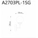 Бра ARTE Lamp A2703AP-1SG
