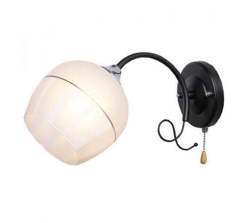 Бра IMEX MD.3314-1-W BK+CH Бра IMEX MD.3314-1-W BK+CH