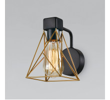 Бра Eurosvet Trappola 70107/1 черный/латунь a061401