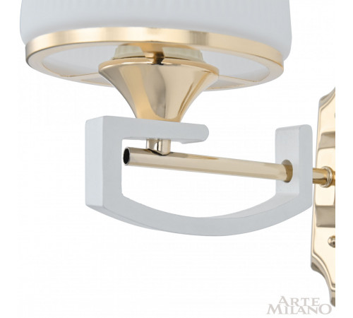 Бра Arte Milano Florentia-2457 302457/1W Wh/Gd Бра Arte Milano Florentia-2457 302457/1W Wh/Gd