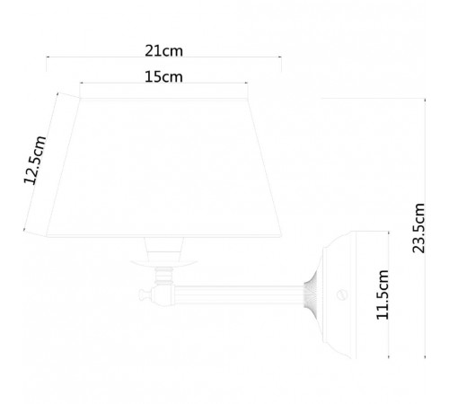 Бра Arte Lamp York A2273AP-1AB Бра Arte Lamp York A2273AP-1AB