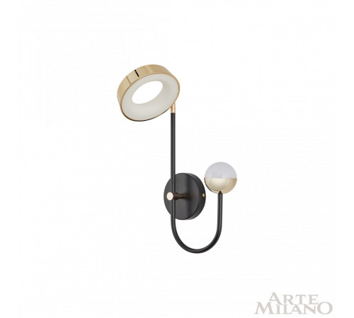 Бра Arte Milano Ferrara 273299/1+1 BK/GD Бра Arte Milano Ferrara 273299/1+1 BK/GD