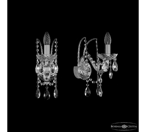 Бра Bohemia Ivele Crystal 1411B/1/160 Ni Бра Bohemia Ivele Crystal 1411B/1/160 Ni