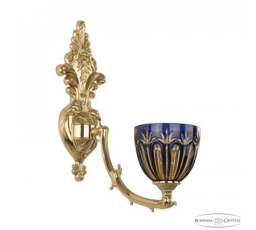 Бра Bohemia Ivele Crystal Verona 7211B15/1/210 G P1 U Amber-Blue/H-1I