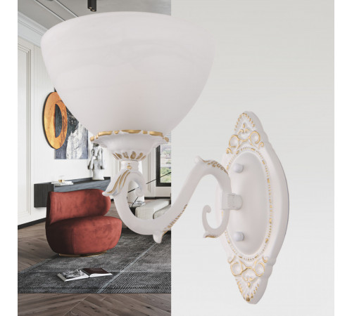 Бра Arte Milano 340518/1W WT+G Бра Arte Milano 340518/1W WT+G