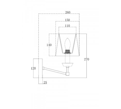 Бра Maytoni Beira MOD064WL-01N