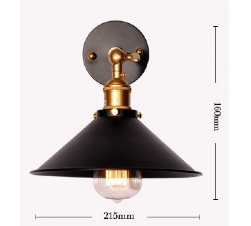 Бра ImperiumLoft Cone 20th c.Factory filament 84835-22 Бра ImperiumLoft Cone 20th c.Factory filament 84835-22