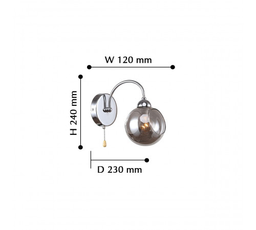 Бра F-Promo Rimula 2342-1W Бра F-Promo Rimula 2342-1W