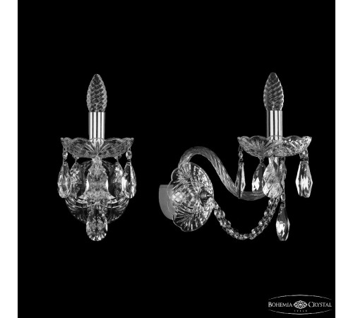 Бра Bohemia Ivele Crystal 1402B/1/195/XL Ni Бра Bohemia Ivele Crystal 1402B/1/195/XL Ni
