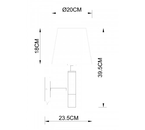 Бра Arte Lamp Robert A5066AP-1BK Бра Arte Lamp Robert A5066AP-1BK