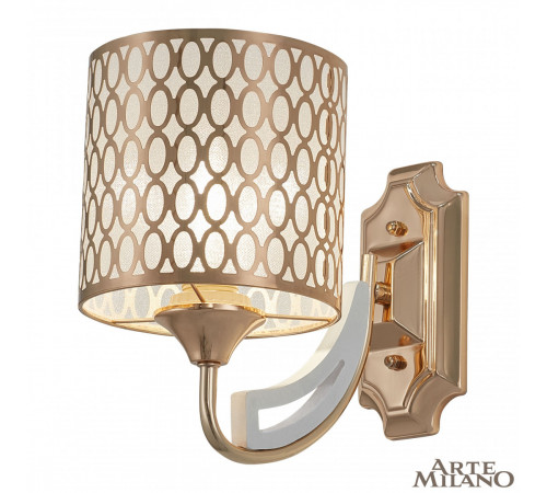 Бра Arte Milano Florentia-3387 303387/1W Wh/Gd Бра Arte Milano Florentia-3387 303387/1W Wh/Gd