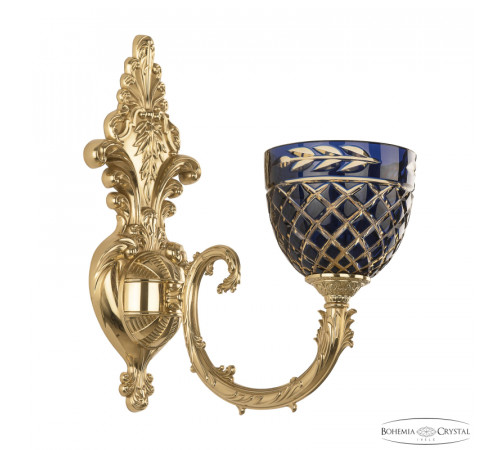Бра Bohemia Ivele Crystal Florence 7109B15/1/210 G P1 U Amber-Blue/H-1J