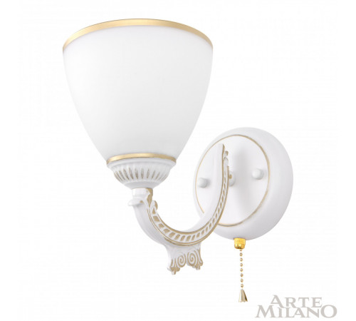 Бра Arte Milano 342837/1W WT+G Бра Arte Milano 342837/1W WT+G
